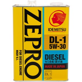 IDEMITSU ZEPRO Diesel DL-1 5W-30, 4л 
