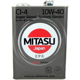 Mitasu Super Diesel CI-4 10W-40, 4л.