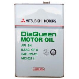 Mitsubishi DiaQueen Motor Oil SN/GF-5 0W-20, 4л.