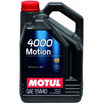 Motul 4000 Motion 15W-40, 5л.
