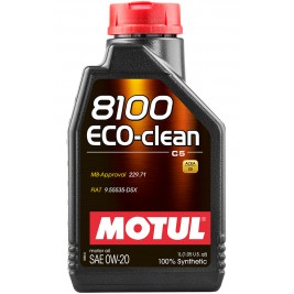 Motul 8100 Eco-clean 0W-20, 1л.