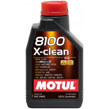 Motul 8100 X-clean 5W-40, 1л.