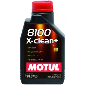 Motul 8100 X-clean+ 5W-30, 1л.