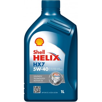 SHELL Helix HX7 5W-40, 1л.