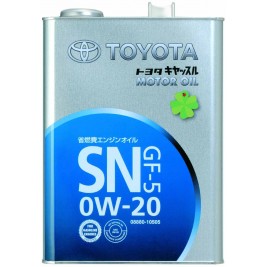 Toyota Motor Oil SN GF-5 0W-20, 4л.