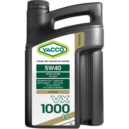 Yacco VX 1000LL 5W-40, 5л.