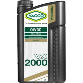 Yacco VX 2000 0W-30, 2л.