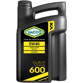 Yacco VX 600 5W-40, 5л.