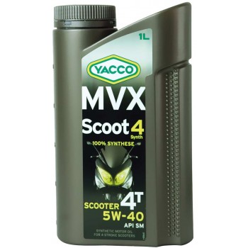 Yacco MVX SCOOT 4 SYNTH 5W-40, 1л.