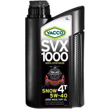 Yacco 1000 Snow 4T 5W-40, 1л.